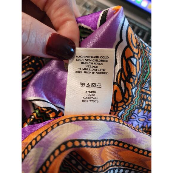 Womens Short Kaftan Bright Colorful Party Beach Vacation Whimsy Y2K - Picture 7 of 9